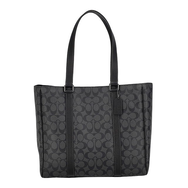 コーチ トートバッグ メンズ ブランド COACH CR385 QBMI5 チャコール/ブラック 軽量 手提げ ブランド 高級 おしゃれ プレゼント 男性 実用的 かっこいい_1