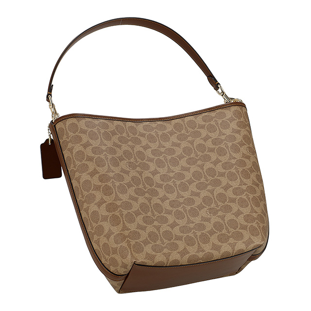 コーチ ハンドバッグ メンズ レディース ブランド COACH レザー CT802 IMXHE ライトブラウン_2