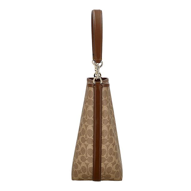 コーチ ハンドバッグ メンズ レディース ブランド COACH レザー CT802 IMXHE ライトブラウン_5