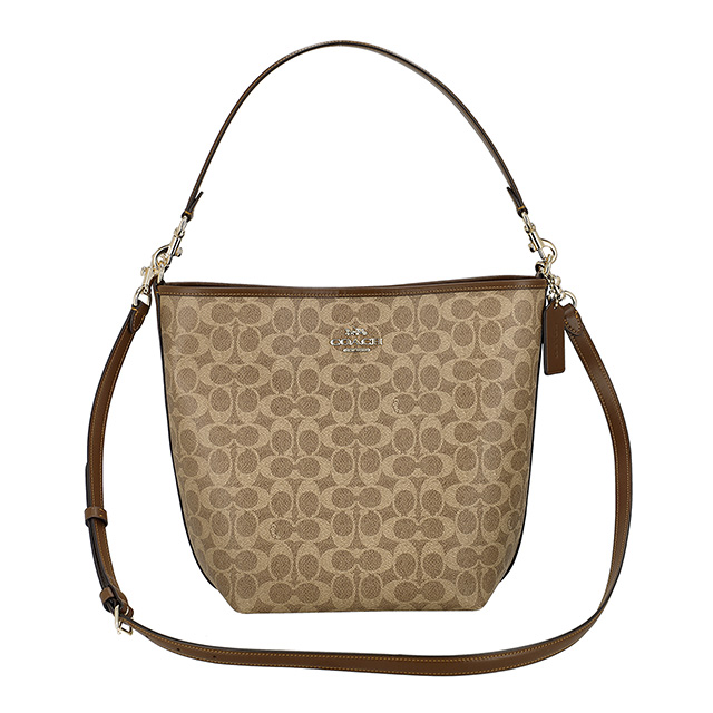 コーチ ハンドバッグ メンズ レディース ブランド COACH レザー CT802 IMXHE ライトブラウン_6