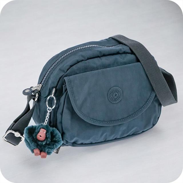 キプリング ショルダーバッグ レディース ブランド Kipling K153134DX ブルー 斜めがけ 高級 おしゃれ プレゼント 女性 実用的 かわいい