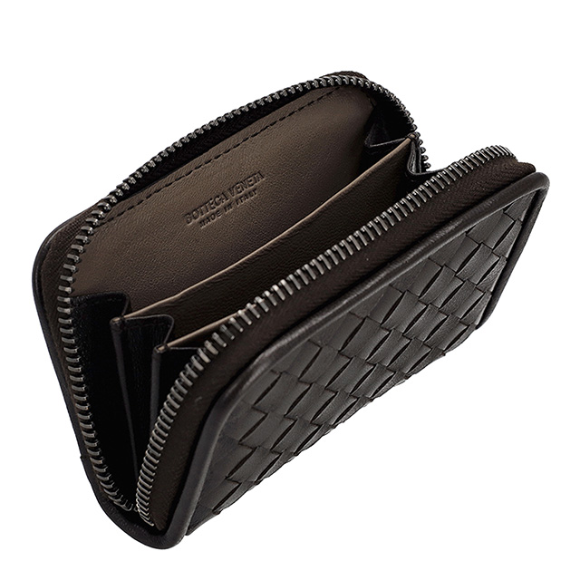 ボッテガ・ヴェネタ コインケース メンズ レディース ブランド BOTTEGA VENETA 114075-V3UN1 ダークブラウン 小銭入れ 小さい 高級 おしゃれ プレゼント 実用的_4
