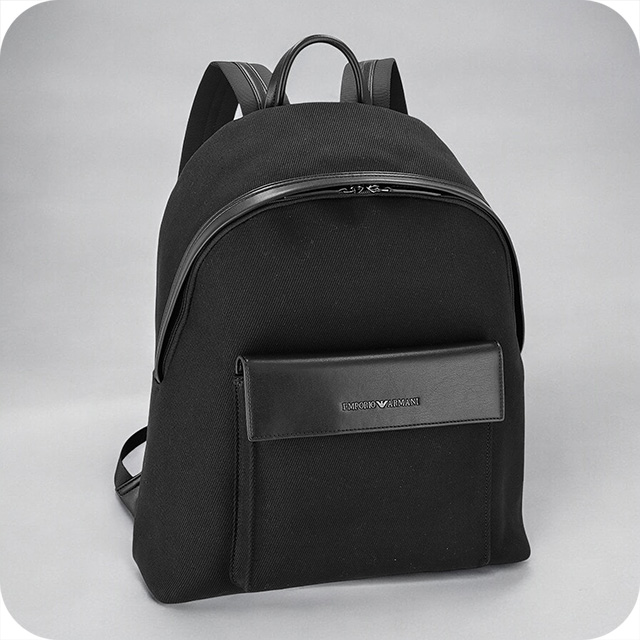 エンポリオ・アルマーニ バックパック メンズ ブランド EMPORIO ARMANI EM001190-AF13809 ブラック