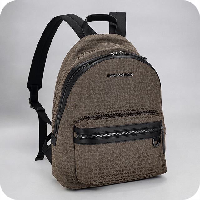 エンポリオ・アルマーニ バックパック メンズ ブランド EMPORIO ARMANI EM001209-AF13823 ブラウン