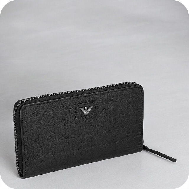 エンポリオアルマーニ 二つ折り財布 Y4R165 Y138E 81072 Black EMPORIO