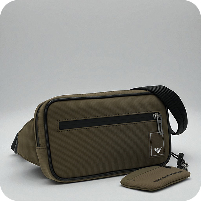 エンポリオ・アルマーニ ボディバッグ メンズ ブランド EMPORIO ARMANI EM000088-AF13841 カーキ