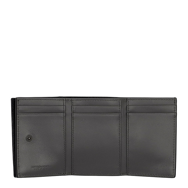 ボッテガ・ヴェネタ 三つ折り財布 メンズ ブランド BOTTEGA VENETA 515385-V3UN2 ブラック ウォレット 高級 おしゃれ プレゼント 実用的_3