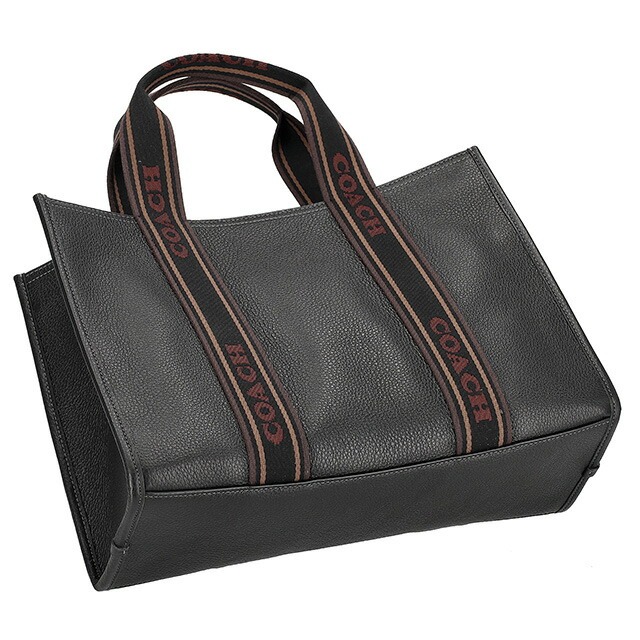 コーチ ハンドバッグ レディース ブランド COACH レザー CU997 SVA47 ブラック 軽量 小さめ 手提げ 高級 おしゃれ プレゼント 女性 実用的 かわいい_4
