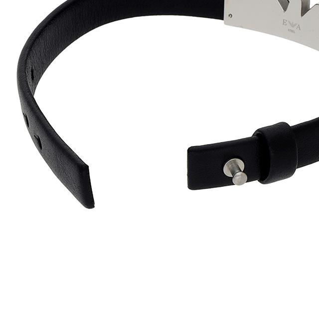 エンポリオアルマーニ クロスストラップ ブラックサンダル 6 EMPORIO