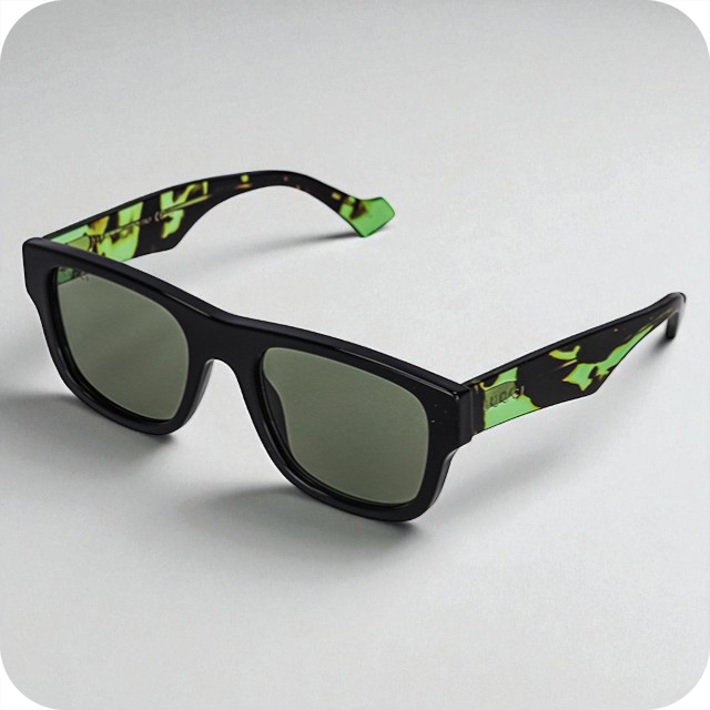 グッチ サングラス メンズ ブランド GUCCI GG1427S 005 ブラック/グリーン