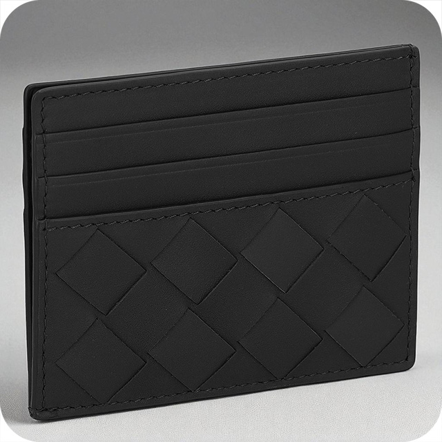 ボッテガ・ヴェネタ カードケース メンズ レディース ブランド BOTTEGA VENETA 607361-V3US3 8966 ブラック 定期入れ 高級 おしゃれ プレゼント 実用的