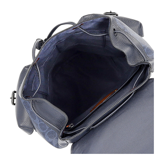 コーチ バックパック メンズ ブランド COACH CW211 QBN2V ネイビー/ブラック 旅行カバン ブランド 高級 おしゃれ プレゼント 男性 実用的 かっこいい_3