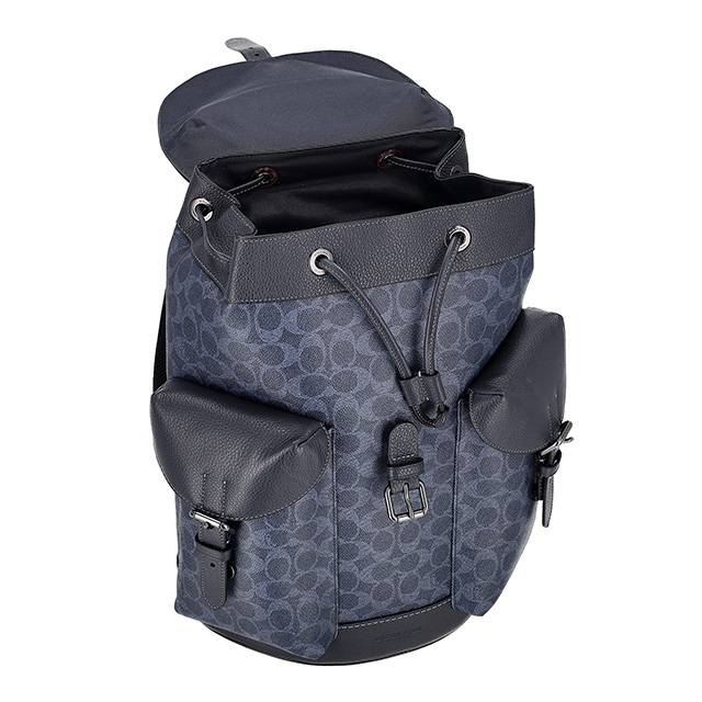 コーチ バックパック メンズ ブランド COACH CW211 QBN2V ネイビー/ブラック 旅行カバン ブランド 高級 おしゃれ プレゼント 男性 実用的 かっこいい_4