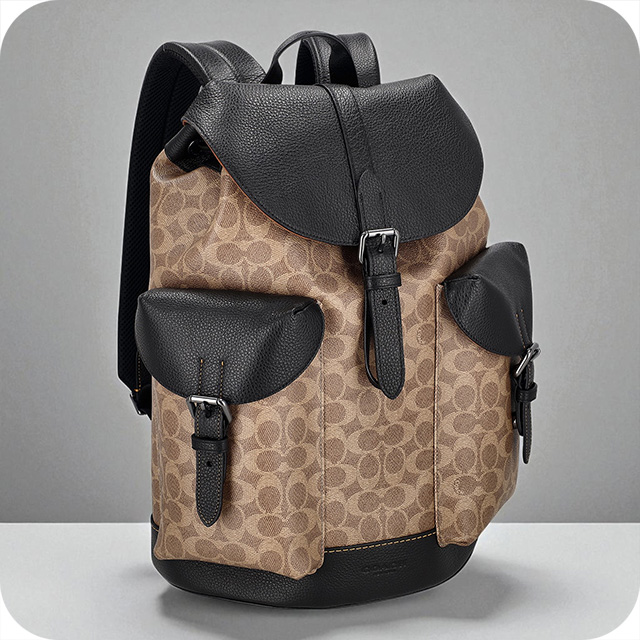 コーチ バックパック メンズ ブランド COACH CW211 QBNRX ライトブラウン/ブラック 旅行カバン ブランド 高級 おしゃれ プレゼント 男性 実用的 かっこいい