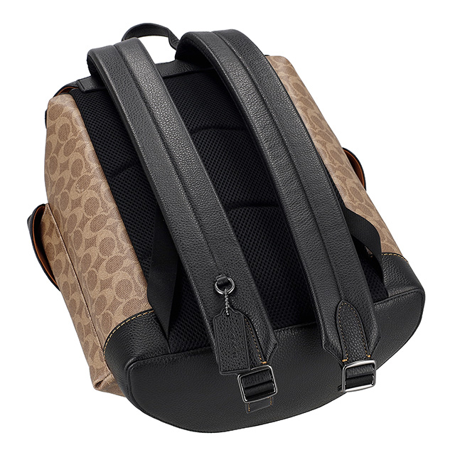 コーチ バックパック メンズ ブランド COACH CW211 QBNRX ライトブラウン/ブラック 旅行カバン ブランド 高級 おしゃれ プレゼント 男性 実用的 かっこいい_2
