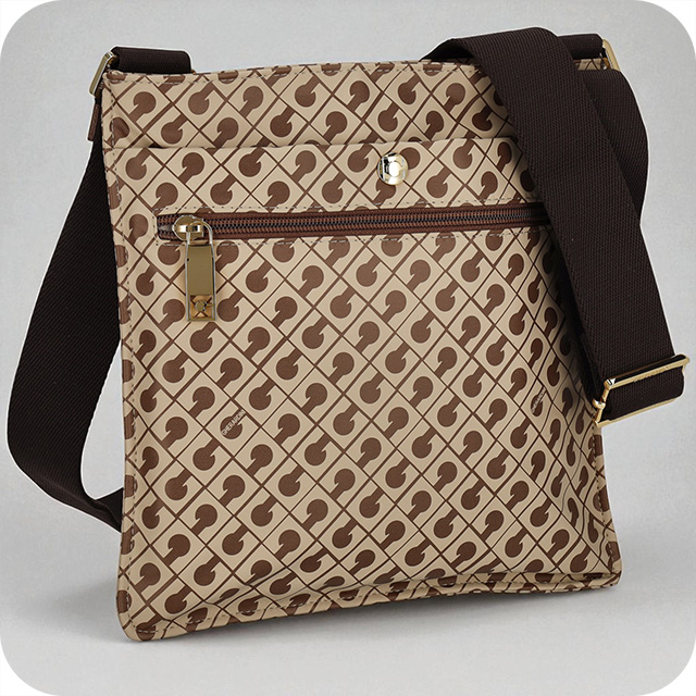 ゲラルディーニ ショルダーバッグ レディース ブランド GHERARDINI GH0267 TA/BU ベージュ/ブラウン 斜めがけ 高級 おしゃれ プレゼント 女性 実用的 かわいい