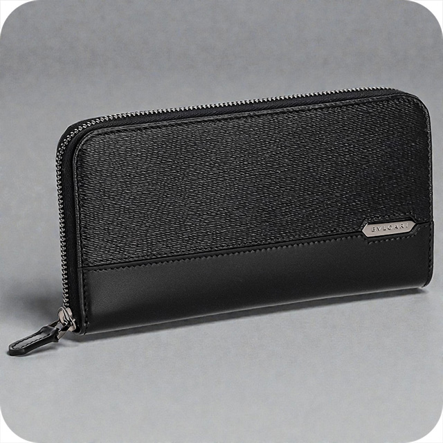 ブルガリ 長財布 メンズ ブランド BVLGARI 282778 BLK ブラック ウォレット 高級 おしゃれ プレゼント 実用的