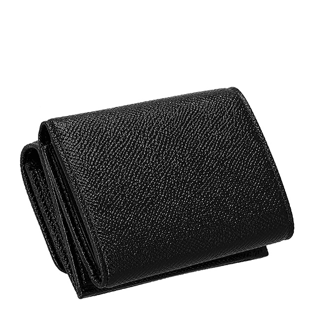 ブルガリ 三つ折り財布 レディース ブランド BVLGARI 288648 BLK ブラック ウォレット 高級 おしゃれ プレゼント 実用的_2