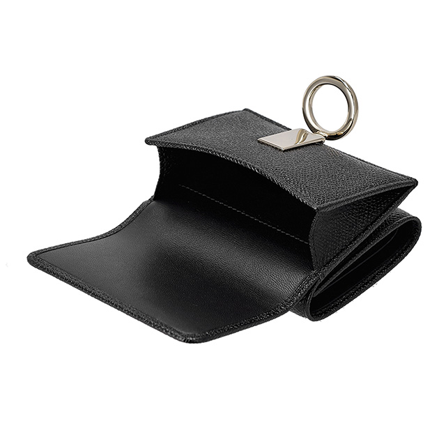 ブルガリ 三つ折り財布 レディース ブランド BVLGARI 288648 BLK ブラック ウォレット 高級 おしゃれ プレゼント 実用的_4