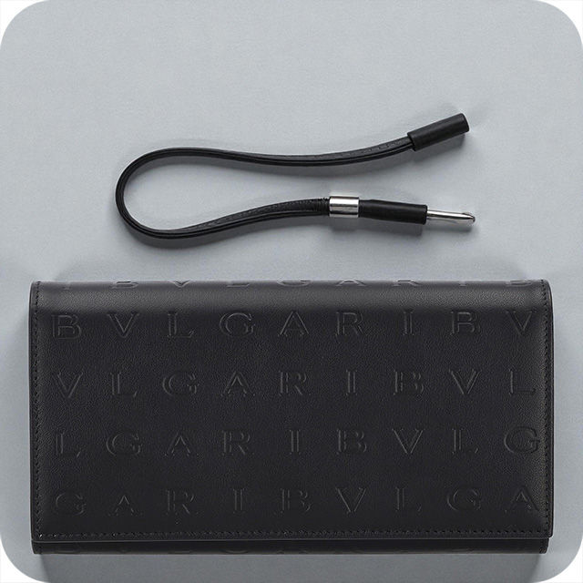 ブルガリ 長財布 レディース ブランド BVLGARI 291750 BLK ブラック/グリーン ウォレット 高級 おしゃれ プレゼント 実用的