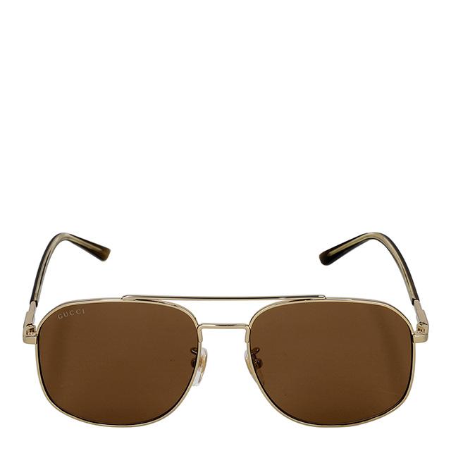 グッチ サングラス メンズ ブランド GUCCI GG1351S 005 ゴールド/ブラウン_1