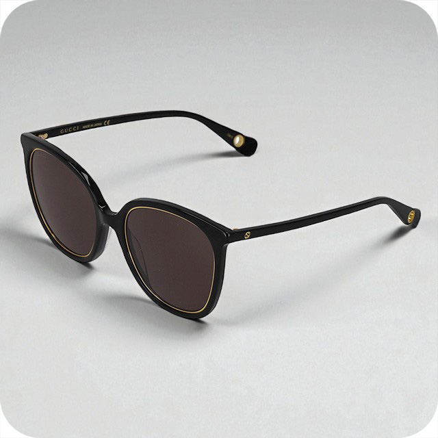 グッチ サングラス レディース ブランド GUCCI GG1076S 002 ブラック/ブラウン