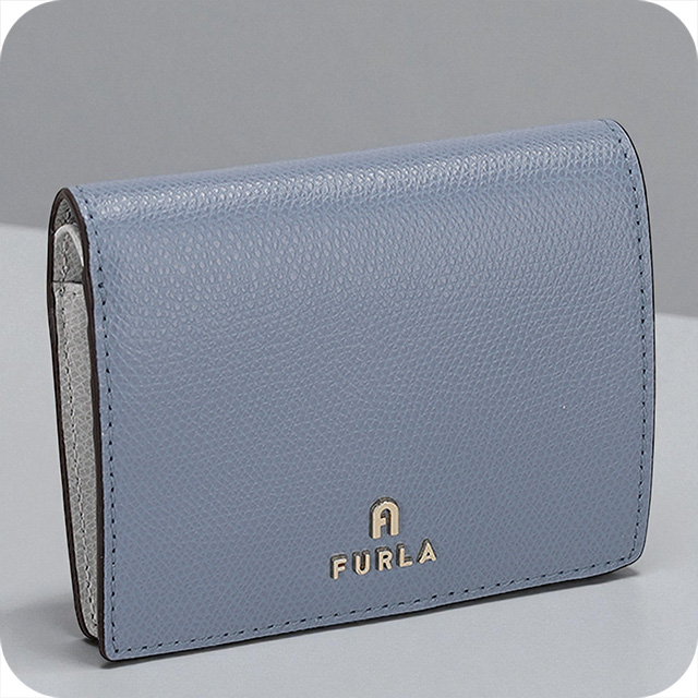 フルラ 二つ折り財布 レディース ブランド FURLA レザー WP00304-ARE000 4352S ブルー/グレー ウォレット 高級 おしゃれ プレゼント 実用的