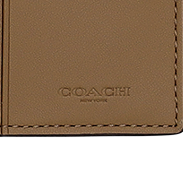 コーチ 二つ折り財布 レディース ブランド COACH CCQ09 IMXI9 ブラウン/ベージュ ウォレット 高級 おしゃれ プレゼント 実用的_6