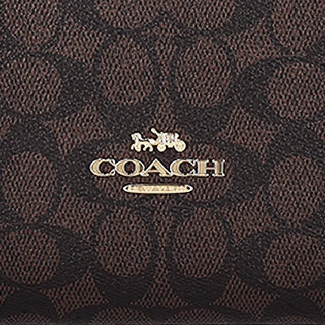 コーチ ハンドバッグ レディース ブランド COACH CCQ24 IMXD0 ダークブラウン/レッド 軽量 小さめ 手提げ 高級 おしゃれ プレゼント 女性 実用的 かわいい_6