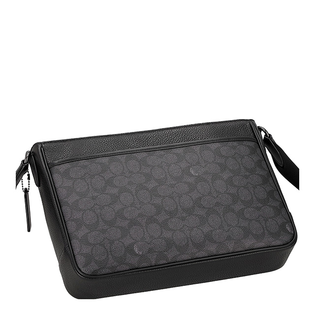 コーチ ショルダーバッグ メンズ ブランド COACH レザー CY824 QBMI5 ブラック 斜めがけ ブランド 高級 おしゃれ プレゼント 男性 実用的 かっこいい_2