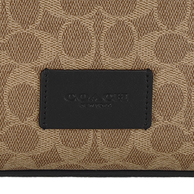 コーチ ショルダーバッグ メンズ ブランド COACH レザー CY824 QBNRX ライトブラウン/ブラック 斜めがけ ブランド 高級 おしゃれ プレゼント 男性 実用的 かっこいい_6