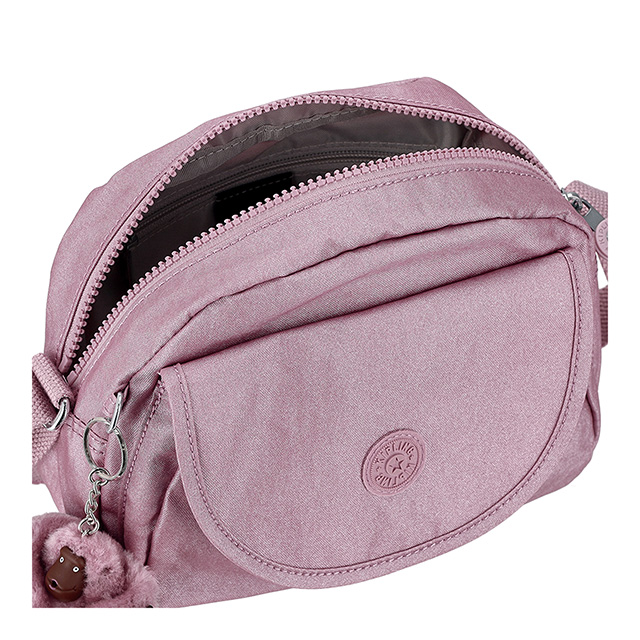キプリング ショルダーバッグ レディース ブランド Kipling K701209GL BERRY GLOW MET ピンク 斜めがけ 高級 おしゃれ プレゼント 女性 実用的 かわいい_4