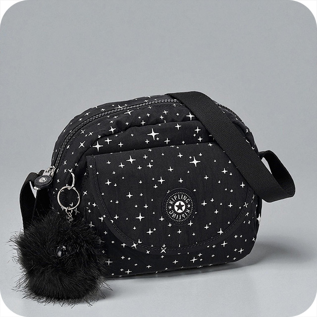 キプリング ショルダーバッグ レディース ブランド Kipling KI43241OM COSMIC TWILIGHT ブラック 斜めがけ 高級 おしゃれ プレゼント 女性 実用的 かわいい
