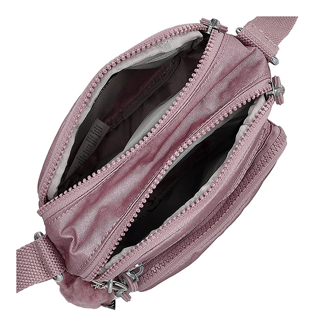 キプリング ショルダーバッグ レディース ブランド Kipling KI91639GL BERRY GLOW MET ピンク 斜めがけ 高級 おしゃれ プレゼント 女性 実用的 かわいい_3