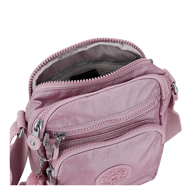 キプリング ショルダーバッグ レディース ブランド Kipling KI91639GL BERRY GLOW MET ピンク 斜めがけ 高級 おしゃれ プレゼント 女性 実用的 かわいい_4