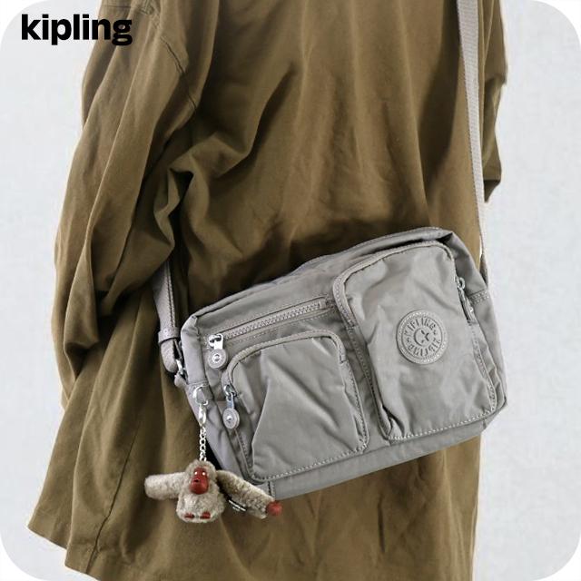 キプリング ショルダーバッグ レディース ブランド Kipling KIA9Z80MO CLOUDY GREY グレー 斜めがけ 高級 おしゃれ プレゼント 女性 実用的 かわいい