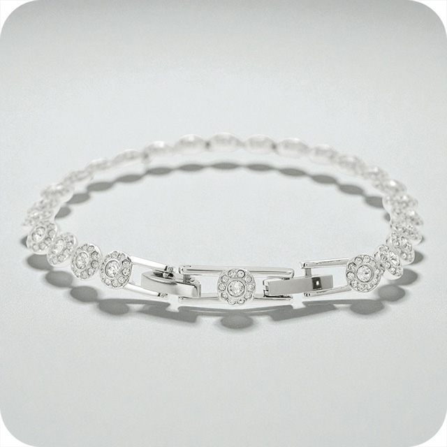 スワロフスキー ブレスレット レディース ブランド SWAROVSKI 5071173 ホワイト(クリア）/シルバー