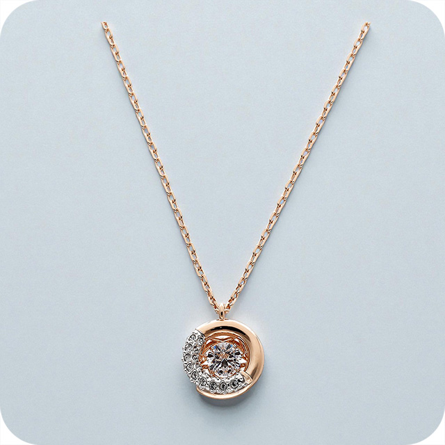 スワロフスキー ネックレス レディース ブランド SWAROVSKI 5692257 ローズゴールド