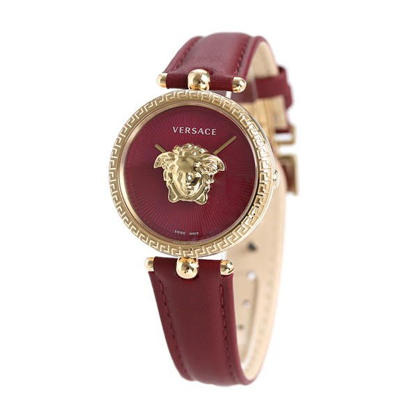 ヴェルサーチ 時計 パラッツォ エンパイア 34mm レディース 腕時計 ブランド VECQ00418 VERSACE ヴェルサーチェ レッドの通販は