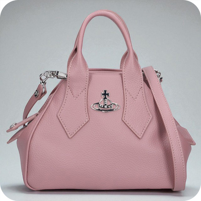 ヴィヴィアン ウエストウッド ハンドバッグ レディース ブランド Vivienne Westwood ヤスミン ロゴ 2WAY 47030006W S000D G402 PINK バッグ ビビアン 軽量 小さめ 手提げ 高級 おしゃれ プレゼント 女性 実用的 かわいい