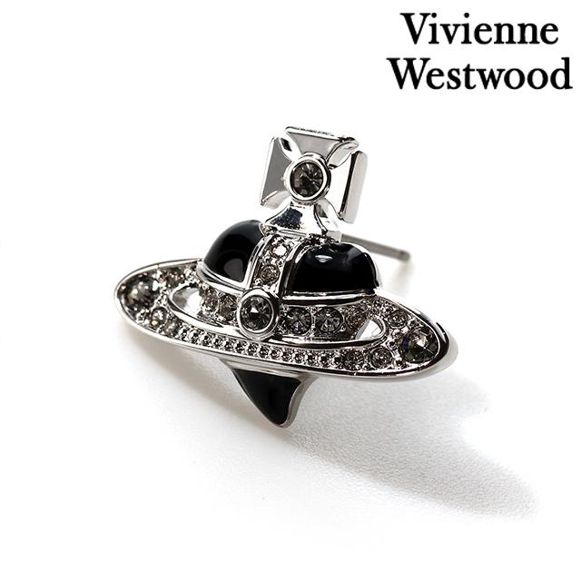 ヴィヴィアン 酉の方角材木 ピアス メンズ レディース ブランド名 Vivienne Westwood ディアマンテハート 金管楽器 スタッド 片耳用 6201033R-02P381 しろがね色 付属品 ビビアン