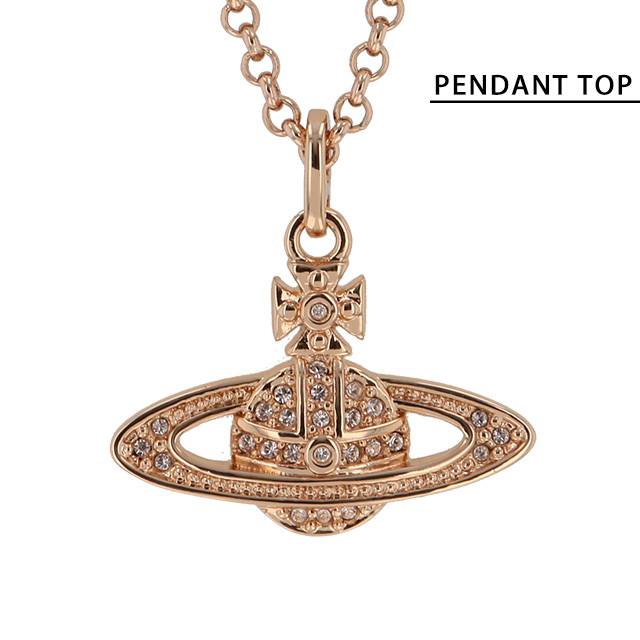 ヴィヴィアン ウエストウッド ネックレス Vivienne Westwood ミニバスレリーフ ペンダント メンズ レディース ユニセックス 63020086-G120 ピンクゴールド アクセサリー_1