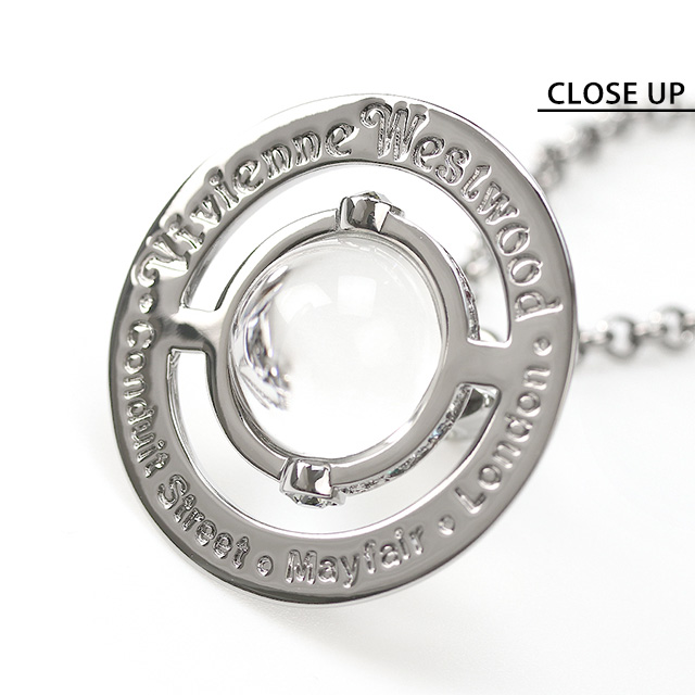 ヴィヴィアン ウエストウッド ネックレス Vivienne Westwood スモールオーブ ペンダント メンズ レディース ユニセックス 63020096-02P019 シルバー アクセサリー_2
