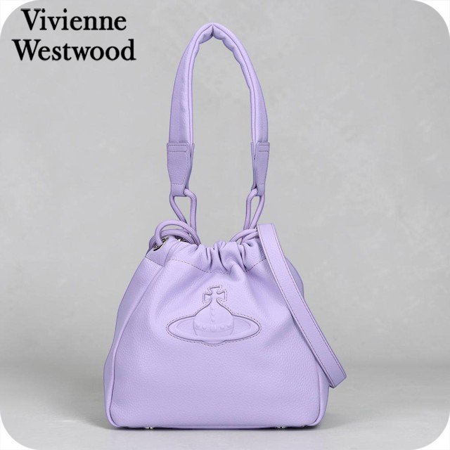 ヴィヴィアン ウエストウッド ハンドバッグ レディース ブランド Vivienne Westwood 2WAY 4C03000BU LILAC ビビアン 軽量 小さめ 手提げ 高級 おしゃれ プレゼント 女性 実用的 かわいい