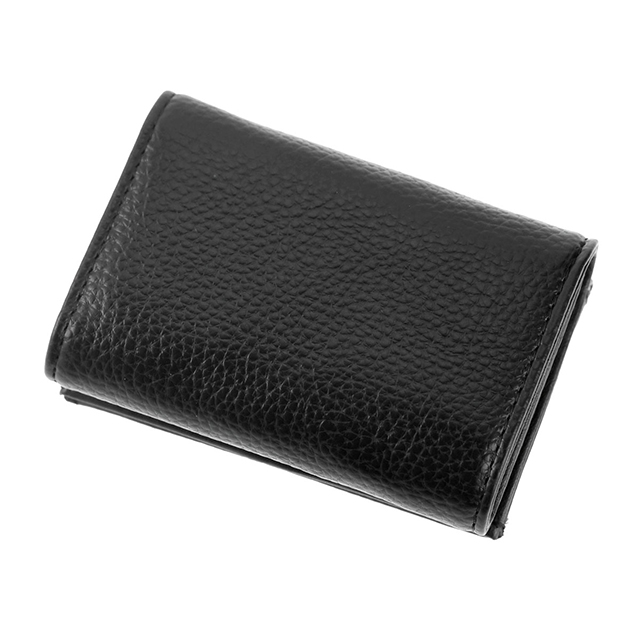 ヴィヴィアン ウエストウッド 三つ折り財布 三折財布 レディース ブランド Vivienne Westwood PU GRAIN 革 レザーウォレット 小銭入れあり ロゴ 51150009 S000D N403 BLACK ビビアン_2