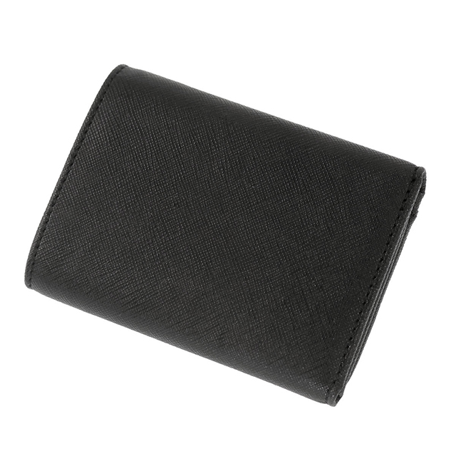 ヴィヴィアン ウエストウッド 三つ折り財布 三折財布 レディース ブランド Vivienne Westwood SAFFIANO PLAIN 革 レザーウォレット 小銭入れあり ロゴ 5115002TW S000B N402 BLACK ビビアン_2
