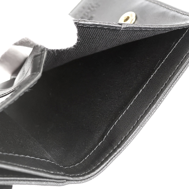 ヴィヴィアン ウエストウッド 二つ折り財布 二折財布 レディース ブランド Vivienne Westwood SAFFIANO PLAIN 革 レザーウォレット 小銭入れあり ロゴ 51150032W S000B N402 BLACK ビビアン_6