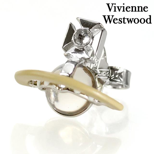 ヴィヴィアン ウエストウッド ピアス メンズ レディース ブランド Vivienne Westwood オリジナル オーブ スタッド 片耳用 62010345 02P674 カーキ アクセサリー ビビアン