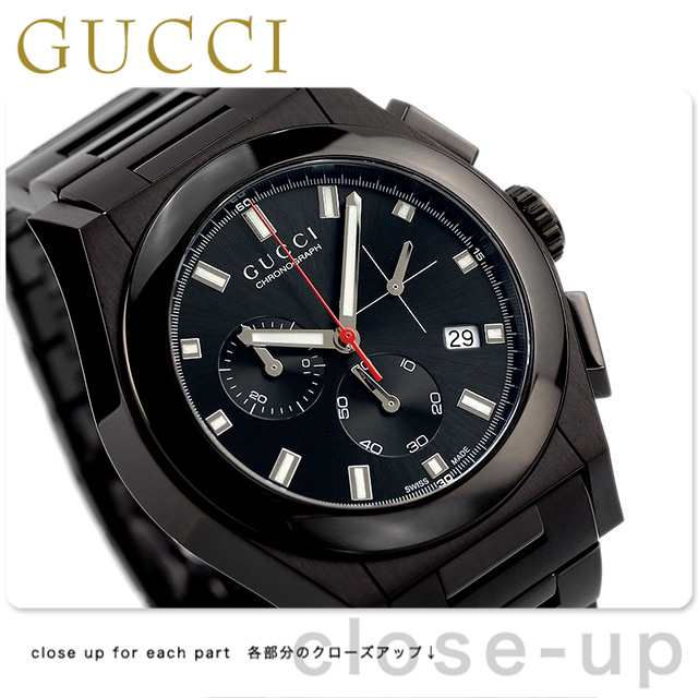 グッチ 時計 メンズ パンテオン クロノグラフ オールブラック Gucci Ya115237の通販はau Pay マーケット 腕時計のななぷれ