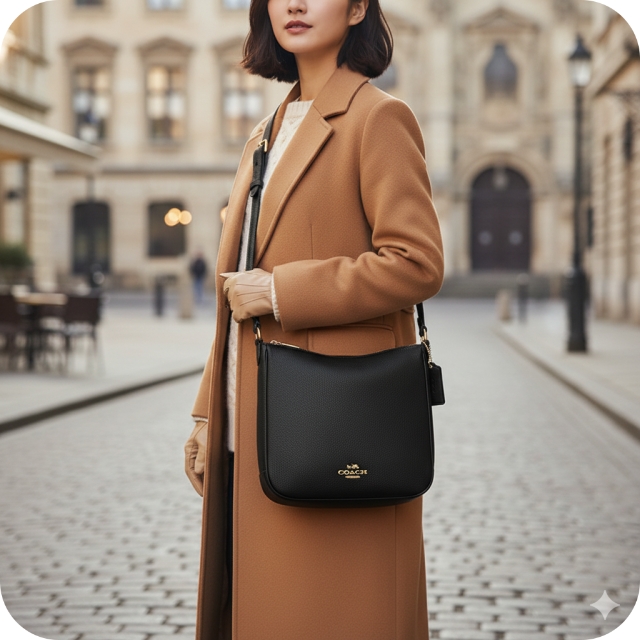 コーチ ショルダーバッグ レディース ブランド COACH CU960 IMBLK ブラック 斜めがけ 高級 おしゃれ プレゼント 女性 実用的 かわいい_2